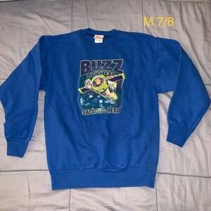 Disney‎ Toy Story Buzz Sweatshirt M 7/8